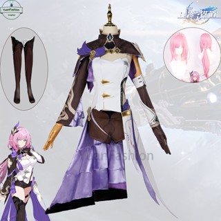 [พร้อมส่ง] ชุดคอสเพลย์อนิเมะ Honkai Impact 3rd csoplay Elysia สําหรับผู้หญิง