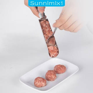 [Sunnimix1] เครื่องทํามีทบอล สเตนเลส ไม่เหนียวติด สําหรับทําอาหาร ร้านอาหาร