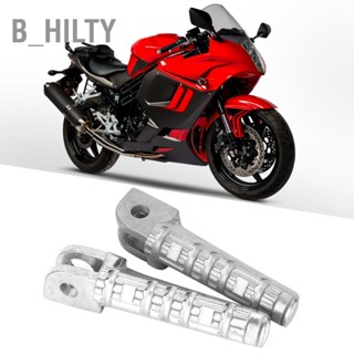 B_HILTY 2 pcs อลูมิเนียมรถจักรยานยนต์ Footpegs ด้านหน้า Footrests เหมาะสำหรับ Hyosung GT250R GT650R 2005-2015