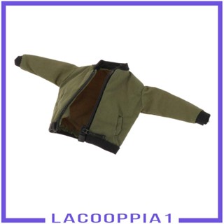 [Lacooppia1] เสื้อแจ็กเก็ต ขนาดเล็ก สเกล 1/12 สําหรับตุ๊กตา ฟิกเกอร์ 6 นิ้ว