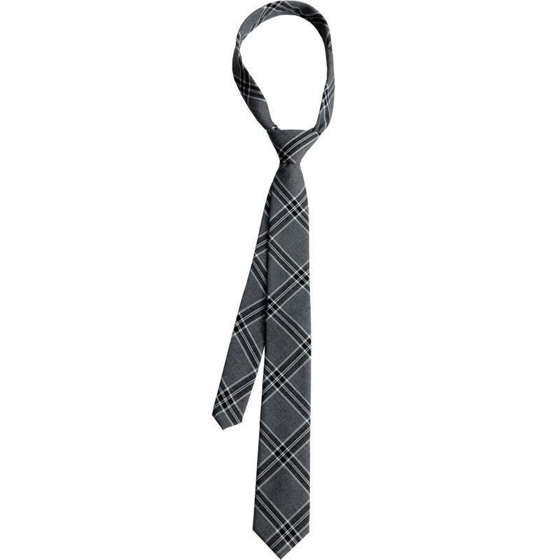 ชุดยูนิฟอร์มนักเรียน ลายสก๊อต สไตล์เกาหลี ญี่ปุ่น เรโทร สําหรับผู้หญิง และผู้ชาย - รูปที่ 3