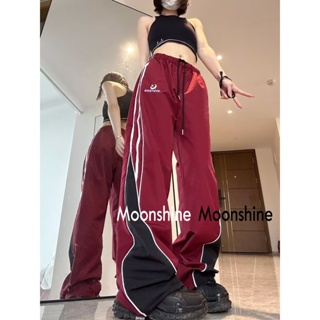 Moon  กางเกงขายาว คาร์โก้ กางเกง เชือกอเมริกันคลาสิค Cargo pants 2023 NEW Jl1519 Stylish ทันสมัย ทันสมัย Unique A20M07F 36Z230909