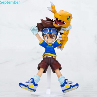 Allgoods1 โมเดลฟิกเกอร์ PVC อนิเมะ Digimon Agumon Miniatures Gabumon Ishida Yamato ของเล่น ของขวัญ สําหรับตกแต่งบ้าน