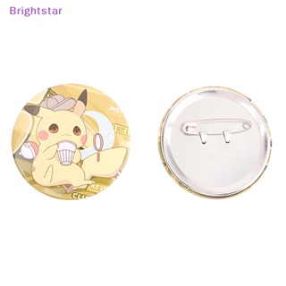 Brightstar ใหม่ เข็มกลัด ลายการ์ตูนโปเกม่อน ปิกาจู ขนาดเล็ก สําหรับตกแต่งปาร์ตี้วันเกิดเด็ก