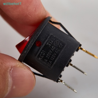 [WillbehotT] สวิตช์โยกเรือ กันน้ํา คุณภาพสูง พร้อมปุ่มไฟ 6A 250V 20 มม. 2/3 ฟุต 2/3 [ใหม่]