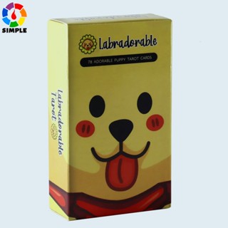 Labradorable Tarot Deck Pocket Size High Quality Fortune Telling Game Divination Beginner Tarot Learning