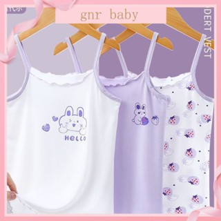 🍇GNR BABY🍓เสื้อกล้าม แบบบาง สําหรับเด็กผู้หญิง อายุ 3-12 ปี