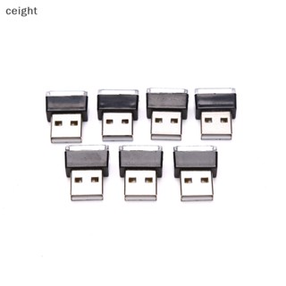 [ceight] หลอดไฟนีออน LED USB ขนาดเล็ก สําหรับตกแต่งภายในรถยนต์ TH