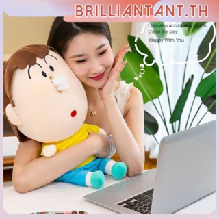 Crayon Shin-chan กล่องกระดาษทิชชูตุ๊กตา Plush ตลก Sense Of Design ตุ๊กตากล่องกระดาษทิชชู่รถสาววันเกิดของขวัญ