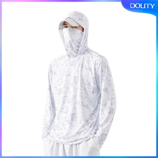 [dolity] เสื้อกันหนาว มีฮู้ด ป้องกันแสงแดด แบบแห้งเร็ว สวมใส่สบาย เหมาะกับฤดูร้อน สําหรับผู้ชาย ตกปลา ขับขี่