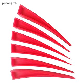 Pufang ชะแลงพลาสติก สีแดง สําหรับซ่อมแซมประตู หน้าต่างรถยนต์