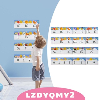 [Lzdyqmy2] บอร์ดตัวเลข ตัวอักษร หลากสี สําหรับโปสเตอร์ เพื่อการเรียนรู้