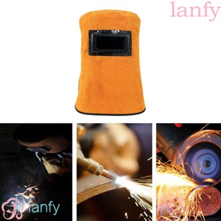 Lanfy ฝาครอบหัวเชื่อม หนังวัว ปรับได้ ปลอดภัย