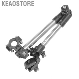 Keaostore Wheelchair Umbrella Holder Stable  Stand Portable Easy Installation Stainless Steel Foldable Save Space for Elderly