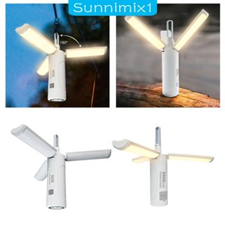 [Sunnimix1] โคมไฟ LED ชาร์จ USB สําหรับตั้งแคมป์ ตกปลา กลางแจ้ง