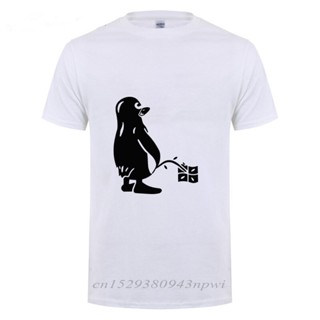 เสื้อยืดผ้าฝ้าย แขนสั้น พิมพ์ลายเพนกวิน Linux Ubuntu Ozf ทรงหลวม ขนาดใหญ่ สําหรับผู้ชาย ไซซ์ 4XL 5XL 6XL