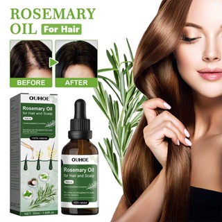 50ML Organic Rosemary Essential Oil For Hair Growth 100% Natural Nourishes Hair