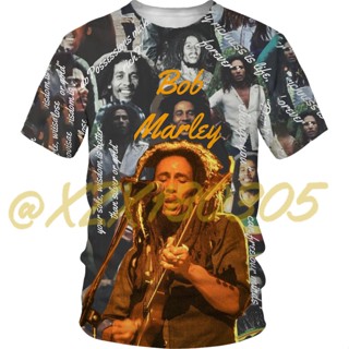 (ทั้งหมดในสต็อก Xzx180305)Bob Marley Buffalo Soldier เสื้อเชิ้ต ลายเดรดล็อก สไตล์วินเทจ 3D 14