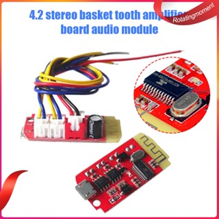 ❤ Rotatingmoment CT14 โมดูลขยายเสียงสเตอริโอ Micro 4.2 พร้อมพอร์ตชาร์จบลูทูธ