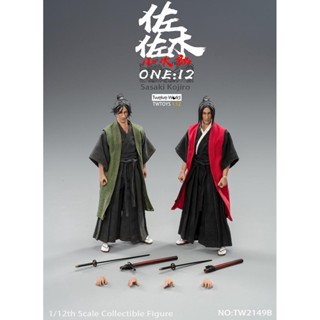 พร้อมส่ง TWTOYS ตุ๊กตาผ้า ลาย Miyamoto Musashi Rival Sasaki Kojiro 1/12 20 ซม. เคลื่อนย้ายได้