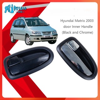 Rto (สีดําและโครเมี่ยม) มือจับประตูด้านใน Hyundai Matrix 2003