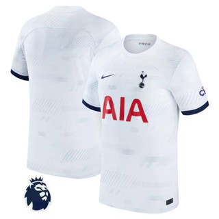 เสื้อกีฬาแขนสั้น ลายทีม Tottenham Hotspur 2023 2024 ชุดเหย้า