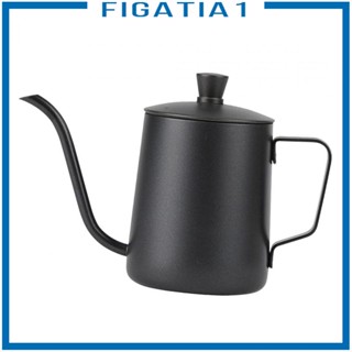 [figatia1] กาต้มน้ําสเตนเลส คอห่าน ขนาด 350 มล. สําหรับชงกาแฟ ชา กาแฟดริป ตั้งแคมป์ ปิกนิก สํานักงาน