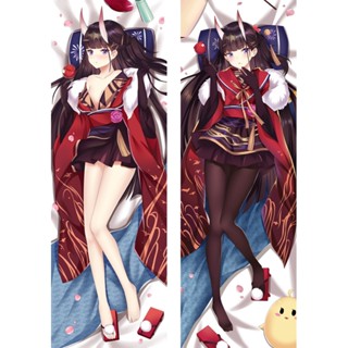 Azur Lane IJN Noshiro ปลอกหมอนอิง ลายอนิเมะ Dakimakura ขนาด 50x150 ซม. สําหรับกอดร่างกาย