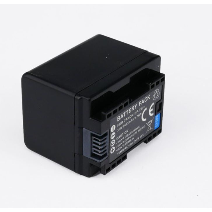แบตกล้อง CANON BP727 1pc 3000mAh BP-709 BP-718 BP-727 Battery For Canon VIXIA HF M50 M52 500 M56 M50