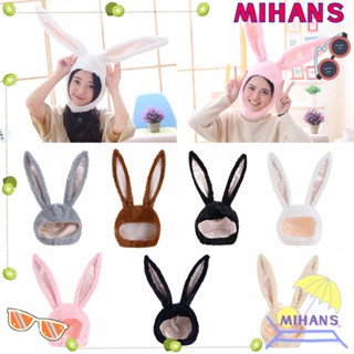 Mih หมวกหูกระต่าย ตลก ตุ๊กตาหัว อบอุ่น ปาร์ตี้ วันหยุด โปรดปราน หมวก