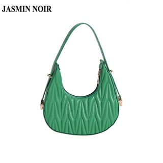 Jasmin NOIR กระเป๋าสะพายไหล่ กระเป๋าถือ ขนาดเล็ก พิมพ์ลายดอกไม้ สไตล์เกาหลี สําหรับสตรี