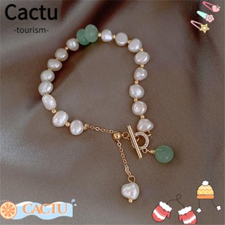 Cactu สร้อยข้อมือ หัวเข็มขัด หรูหรา เครื่องประดับสําหรับผู้หญิง