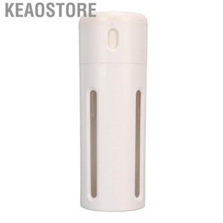 Keaostore Lotion Dispenser Travel  Portable White Rotate Switching Bottle Visible Window 4 in 1 for  Body Wash