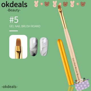 OKDEALS ปากกาเพ้นท์เล็บ อะคริลิค ยูวีเจล ผงกลิตเตอร์ ปากกาวาดภาพ