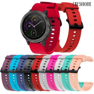 [FO] สายนาฬิกาข้อมือซิลิโคน 20 มม. แบบเปลี่ยน สําหรับ Garmin Vivoactive3 Vivomove HR