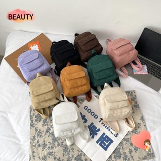 Mini Backpack, Corduroy Small Backpacks, Fashion