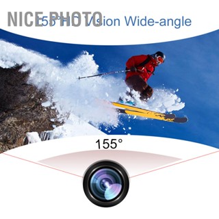 Nice photo 1080P HD แบบพกพามินิอินฟราเรดกันน้ำ Cube Action Camera กล้องถ่ายวิดีโอพร้อมตัวยึด