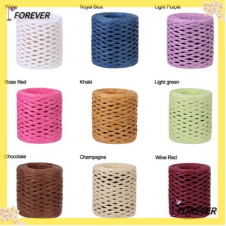 Forever เทปกระดาษถัก 200 เมตร สําหรับถักหมวก บรรจุภัณฑ์