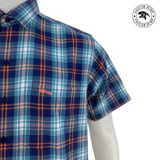 Jaguar เสื้อเชิ้ต แขนสั้น ทรงพอดีตัว JNCS-3097-1-NV