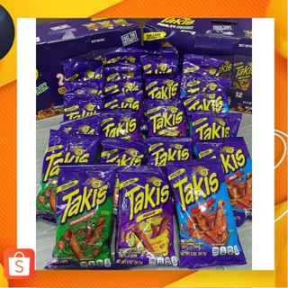 Takis Fuego Hot chilli &amp; Lime ขนมยอดฮิต นำเข้า 🇺🇸 Takis หลายรส เปรี้ยวแสบ เผ็ดซี๊ด