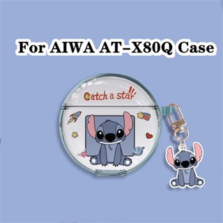 【imamura】เคสหูฟังนิ่ม แบบใส ลายการ์ตูน สําหรับ AIWA AT-X80Q AT-X80Q