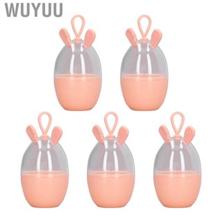 Wuyuu Beauty Sponge Storage Box Cartoon Makeup Transparent for Women