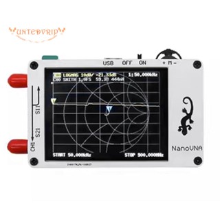 Nanovna เครื่องวิเคราะห์เครือข่ายเวกเตอร์ บอร์ดสั้น 2.8 นิ้ว VSWR 50KHz-900MHzHF