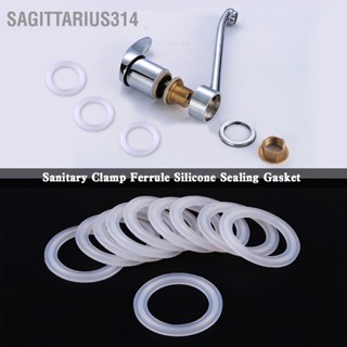 Sagittarius314 10 ชิ้น/เซ็ต 1.5 "สุขาภิบาล Clamp Ferrule ซิลิโคนซีลปะเก็นแหวนเครื่องซักผ้า