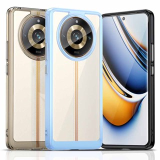 เคสโทรศัพท์มือถือซิลิโคน TPU ใส กันกระแทก หรูหรา สําหรับ Realme Narzo 60 Narzo 60 Pro 5G