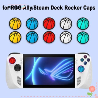 Peonypavilion ฝาครอบจอยสติ๊ก ซิลิโคน กันลื่น ตามหลักสรีรศาสตร์ สําหรับ Asus ROG Ally Stem Deck Basketball 4 ชิ้น