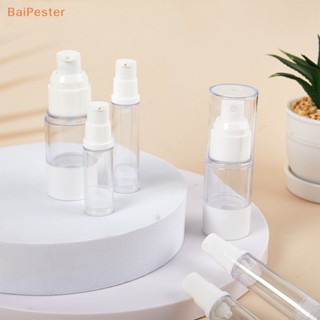 [BaiPester] ขวดเปล่า 15-100 มล. พร้อมปั๊ม พลาสติก โลชั่น ขวดรีฟิล ครีม เครื่องสําอาง เดินทาง ตัวอย่างเครื่องสําอาง 1 ชิ้น