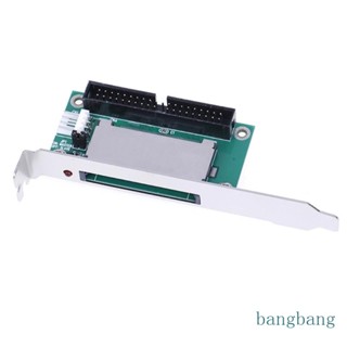 Bang อะแดปเตอร์แปลงแฟลชการ์ด 39 40-Pin CF เป็น 3 5 IDE PCI แผงด้านหลัง CF เป็น IDE