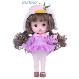 Mxmio ตุ๊กตาเจ้าหญิง BJD OB11 ข้อต่อขยับได้ ขยับได้ 1/12 แฟชั่นคริสต์มาส DIY สําหรับเด็ก