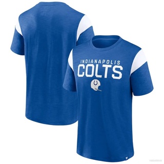 เสื้อยืดคอกลม แขนสั้น ลาย NP2 NFL Indianapolis Colts Jersey Fans พลัสไซซ์ PN2